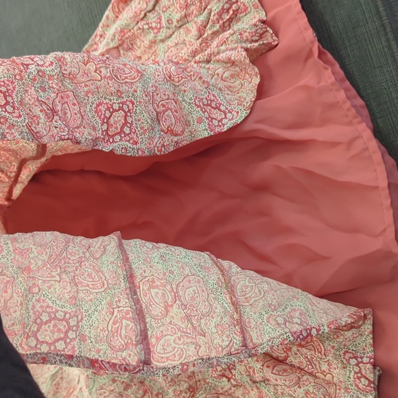 💥50% sale💥Kasper paisley 2 layer 12Pskirt #b746 - Picture 5 of 7